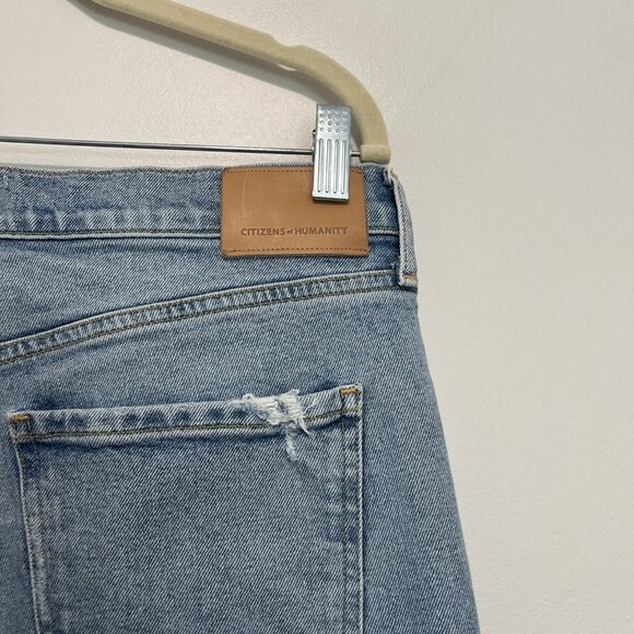 Citizens of Humanity Charlotte Crop High‎ Rise Straight Jeans in Parlay Blue 30 - Picture 6 of 12